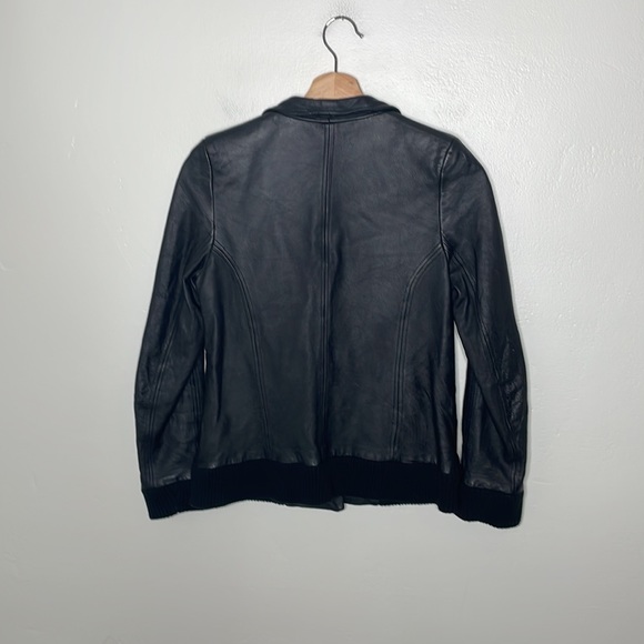 Lerario Beatriz Leather blazer jacket - Picture 7 of 8